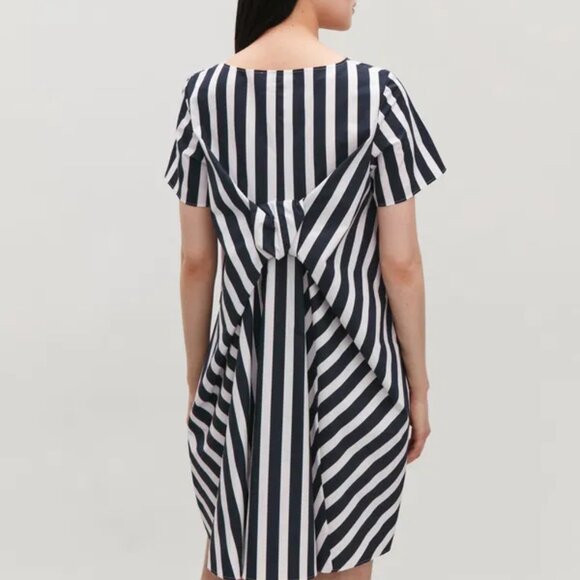 COS - Draped Back Dress - Picture 3 of 6